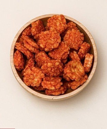 مقرمشات الأرز فلافل(كراكرز) بنكهة حارة أو البابريكا. <br> <span class='text-color-warm'>سيتوفر قريباً</span>